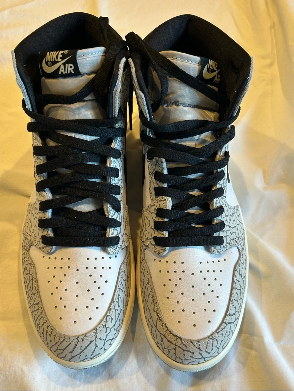 Jordan One White Cement